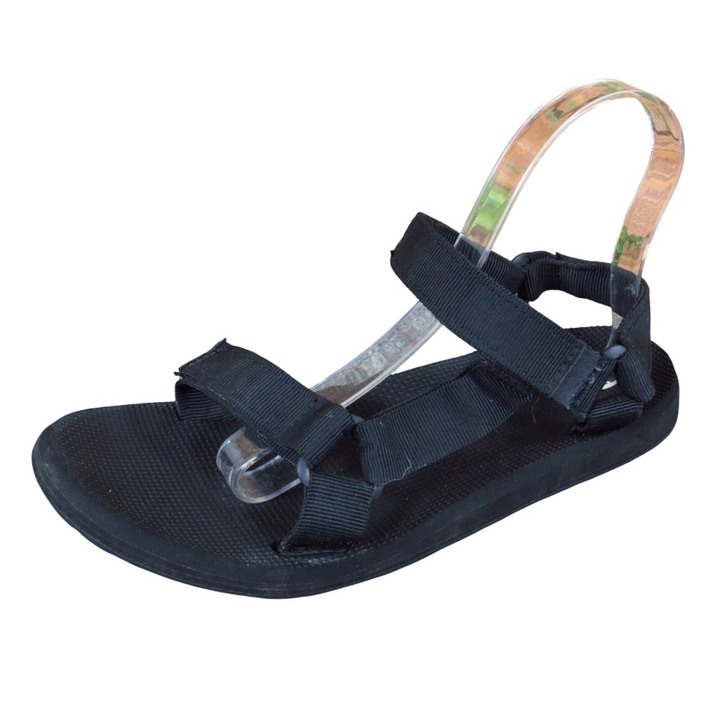 Teva Original Universal Women Shoe Sandal Size 8 Outdoor Hiking Black Textile